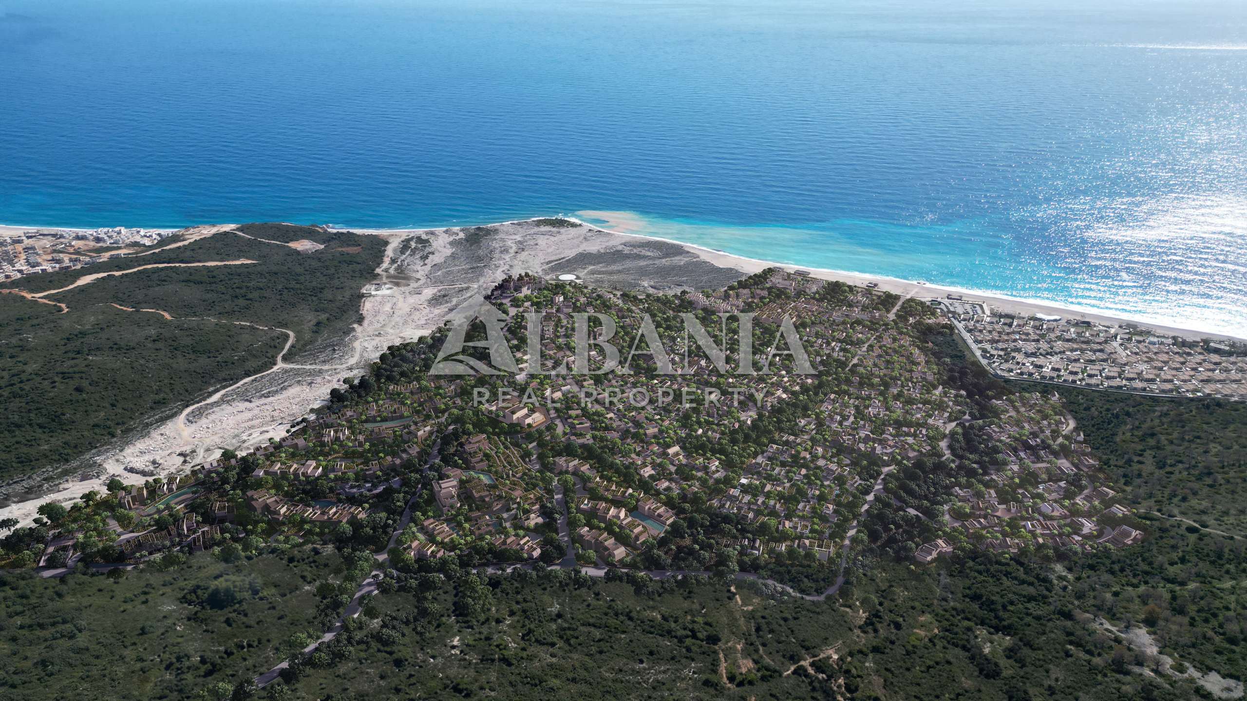 Квартира 1 комната 48 м² Химара, Албания
